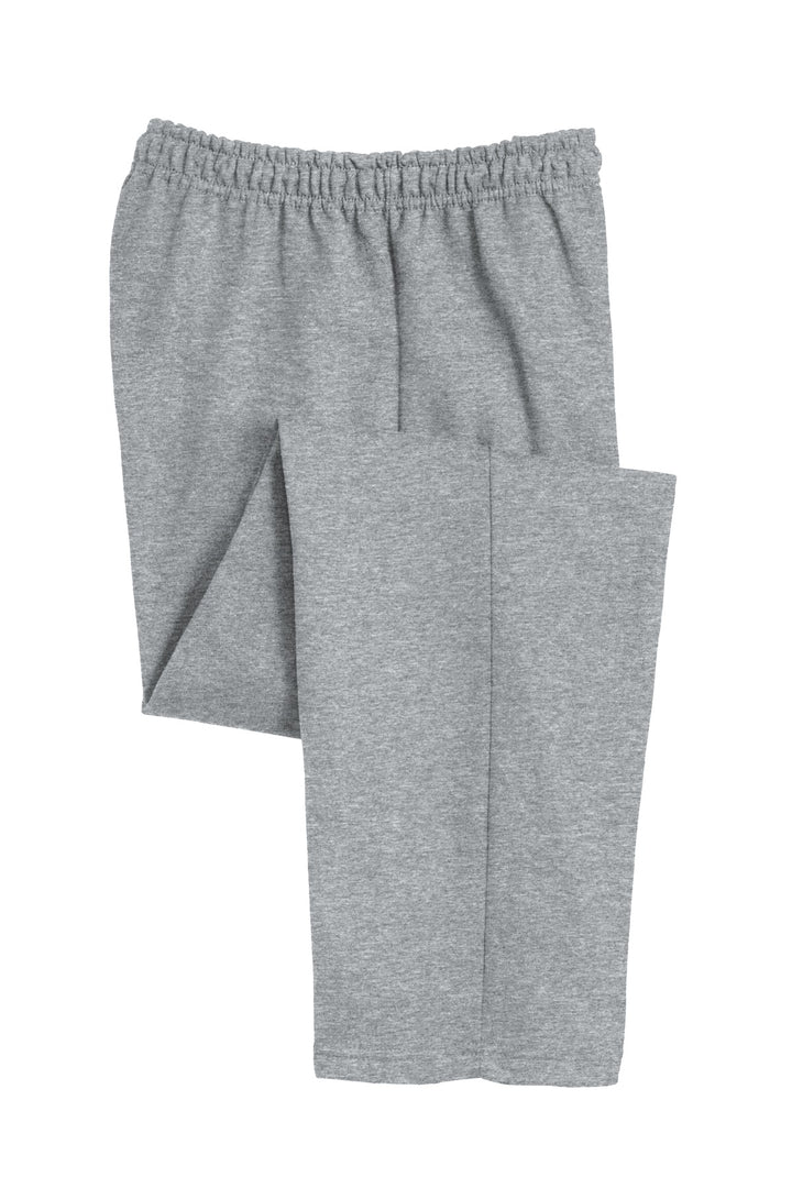Sport Grey Gildan Heavy Blend Open Bottom Sweatpant. 18400