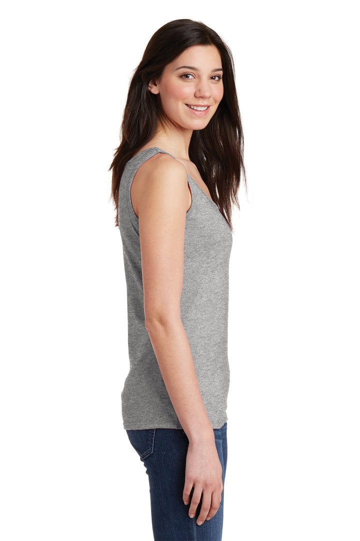 Sport Grey Gildan Softstyle Junior Fit Tank Top. 64200L