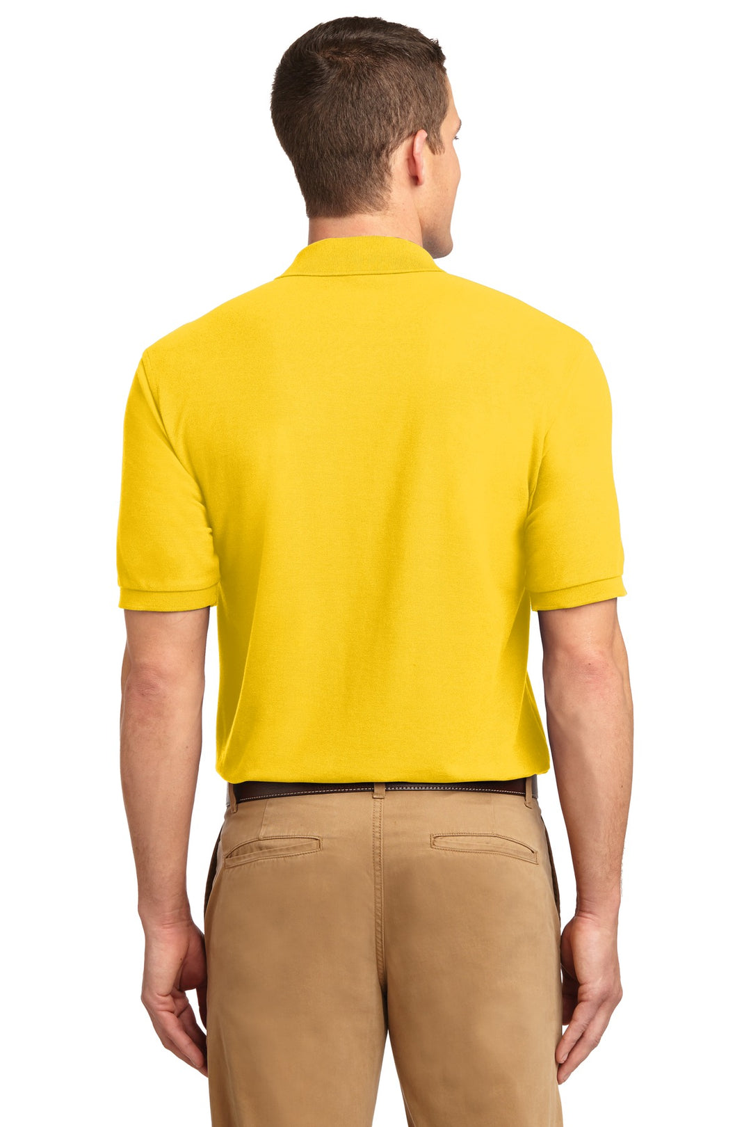 Sunflower Yllw Port Authority Silk Touch Polo K500