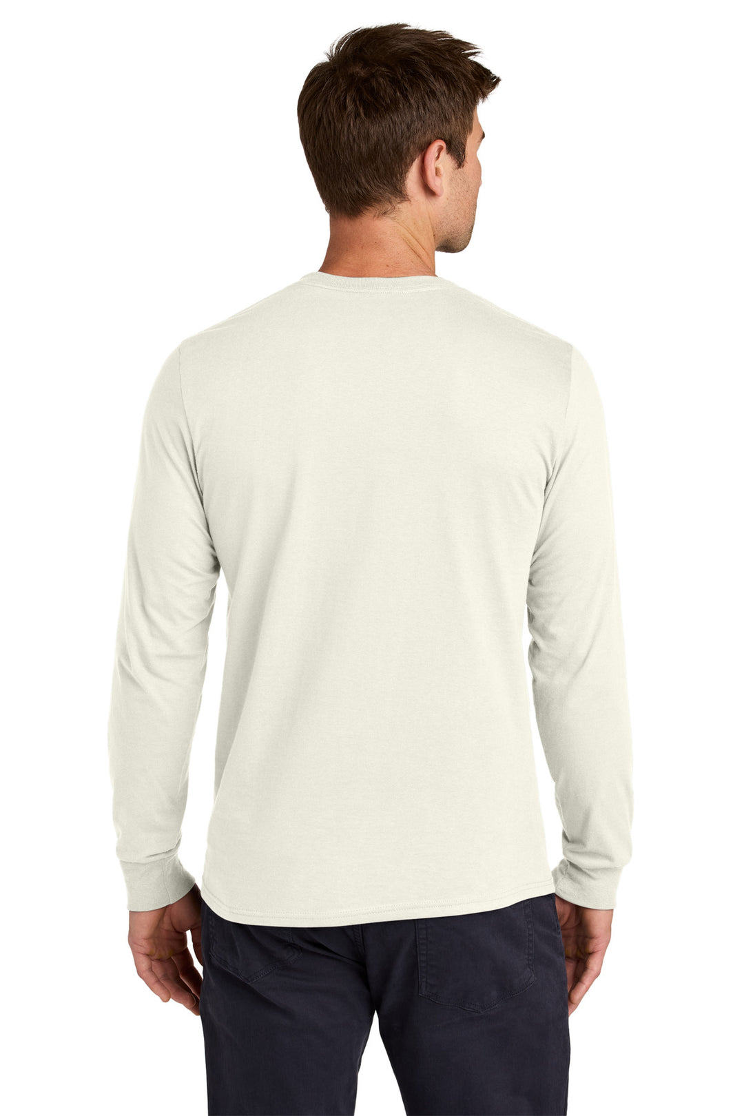 SwtCrmHthr Jerzees Classics Unisex Cotton Long Sleeve T-Shirt 363L