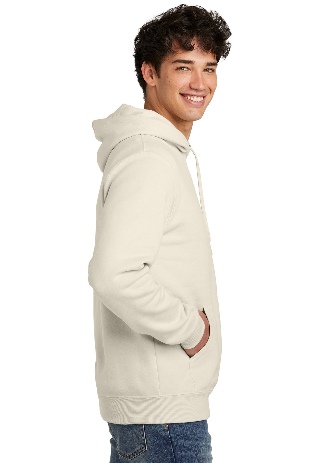 SwtCrmHthr Jerzees Eco Premium Blend Pullover Hooded Sweatshirt 700M