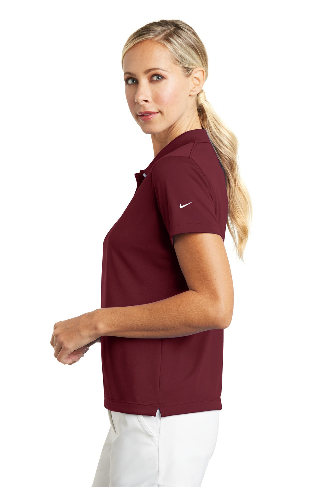 Team Red Nike Women's Tech Basic Dri-FIT Polo. 203697