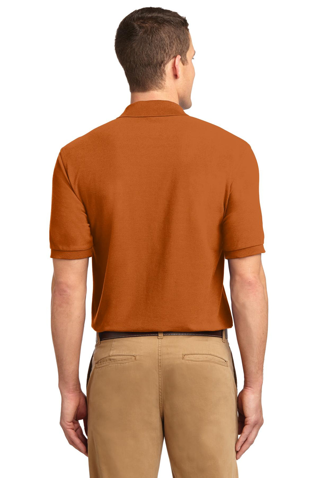 Texas Orange Port Authority Silk Touch Polo K500