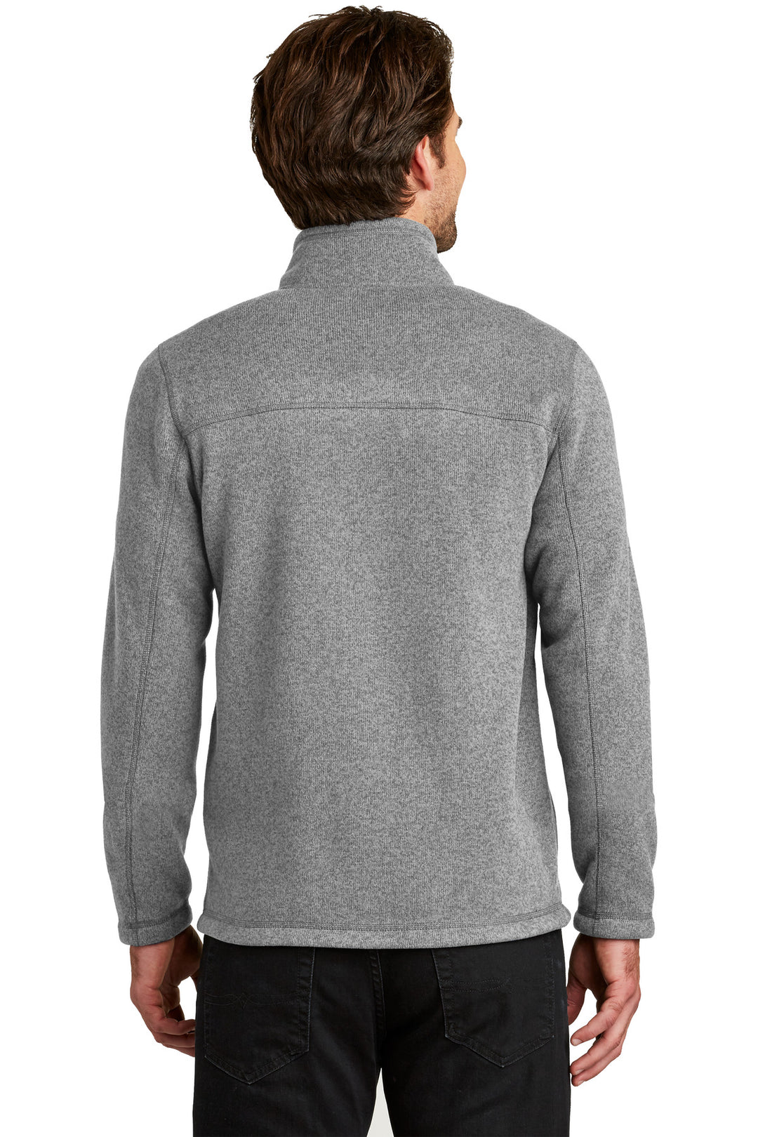 TNF Med Gry He The North Face Sweater Fleece Jacket. NF0A3LH7