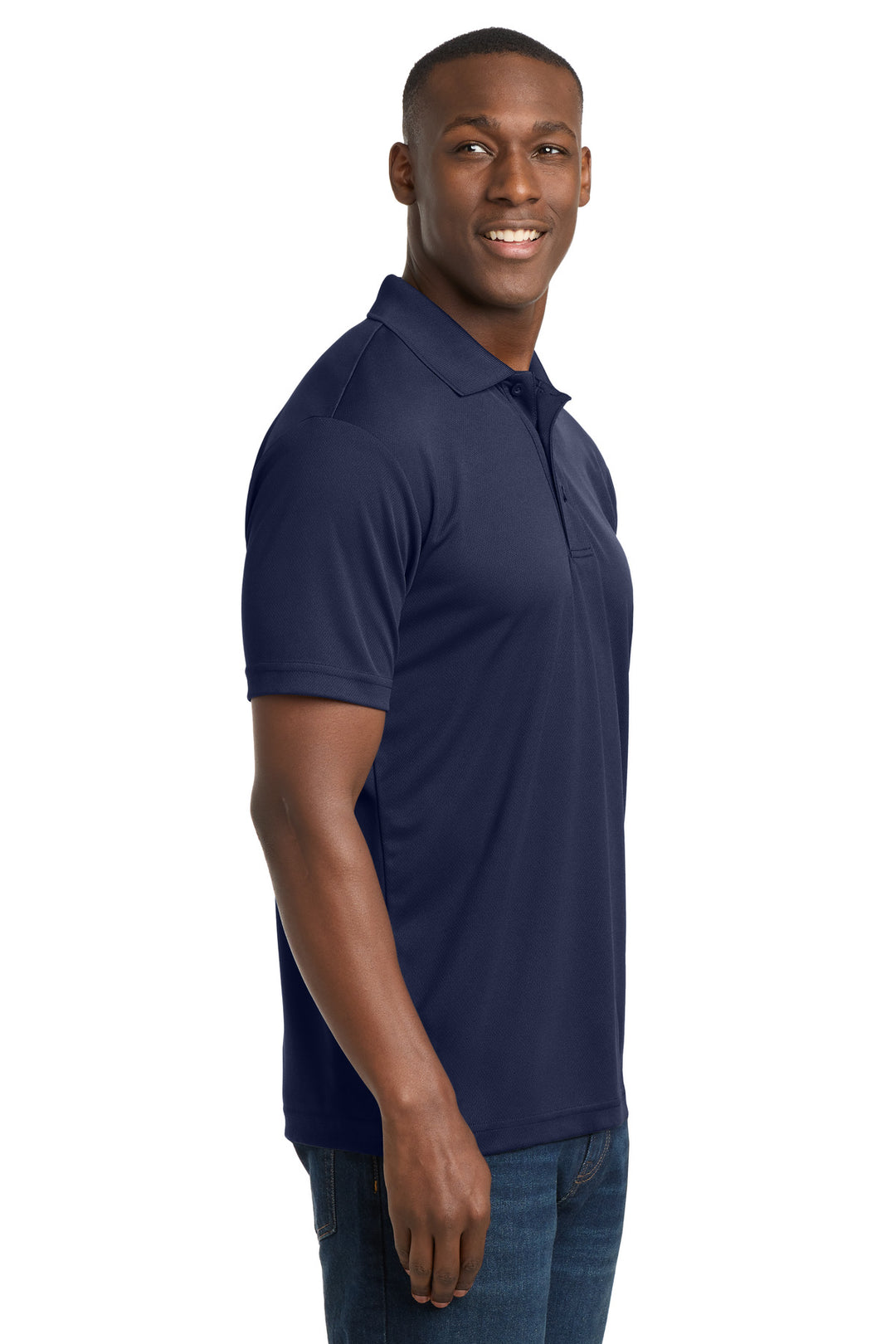 True Navy Sport-Tek PosiCharge RacerMesh Polo. ST640