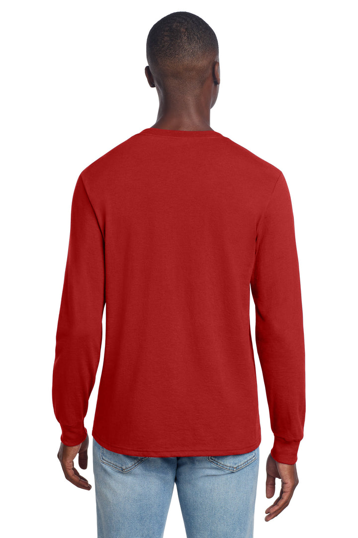 TrueRed Jerzees Premium Blend Ring Spun Long Sleeve T-Shirt 560LS