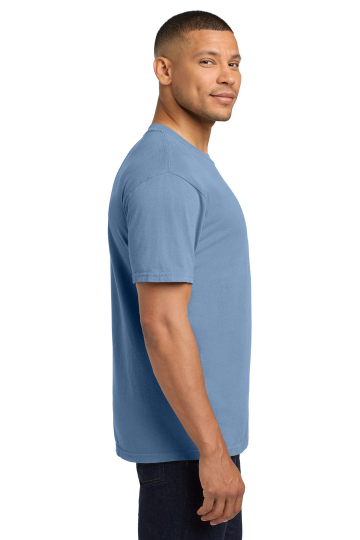 Washed Denim COMFORT COLORS Heavyweight Ring Spun Pocket Tee. 6030