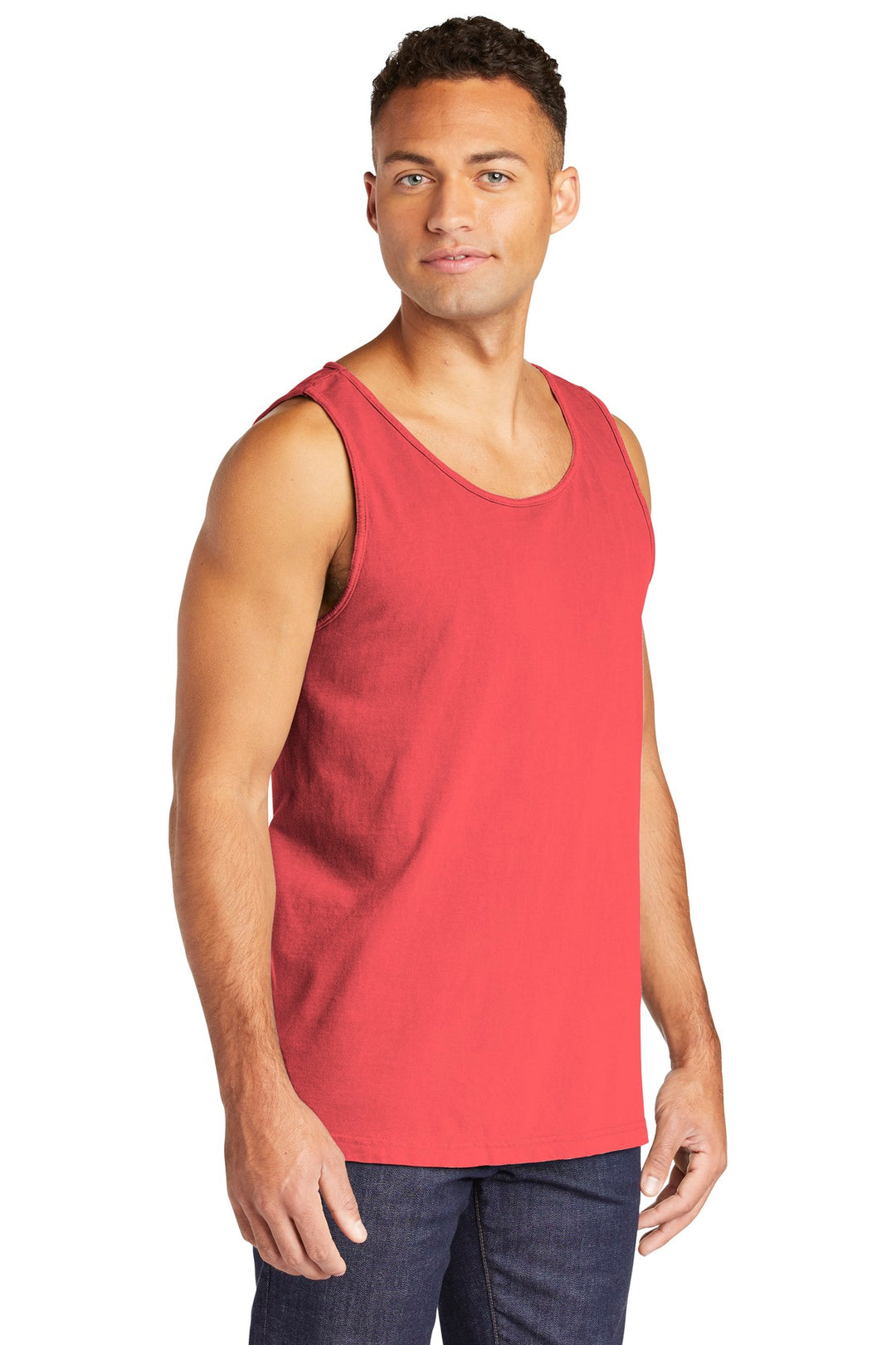 Watermelon COMFORT COLORS Heavyweight Ring Spun Tank Top. 9360
