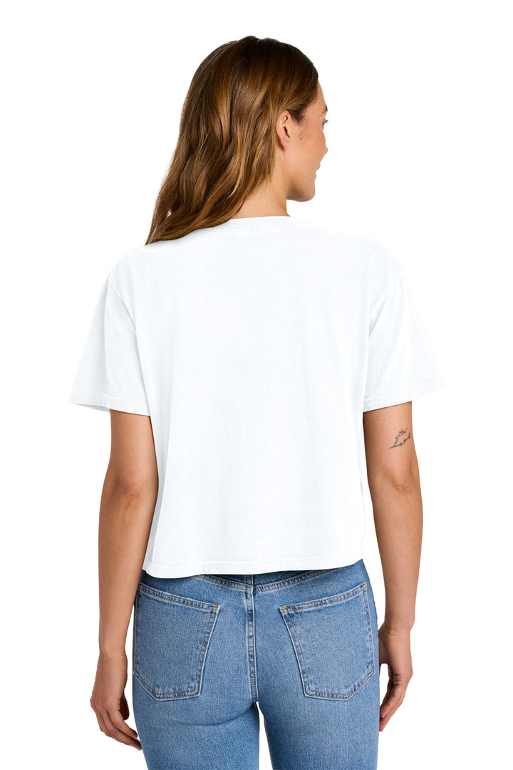 White Comfort Colors Women's Heavyweight Boxy Tee 3023CL