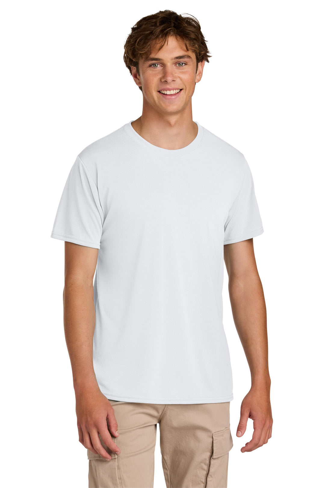 White Gildan Gildan Performance T-Shirt. 42000