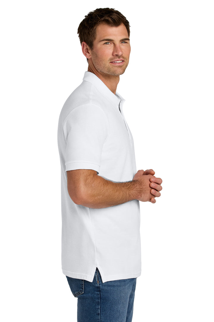 White Gildan Hammer Pique Polo 85800