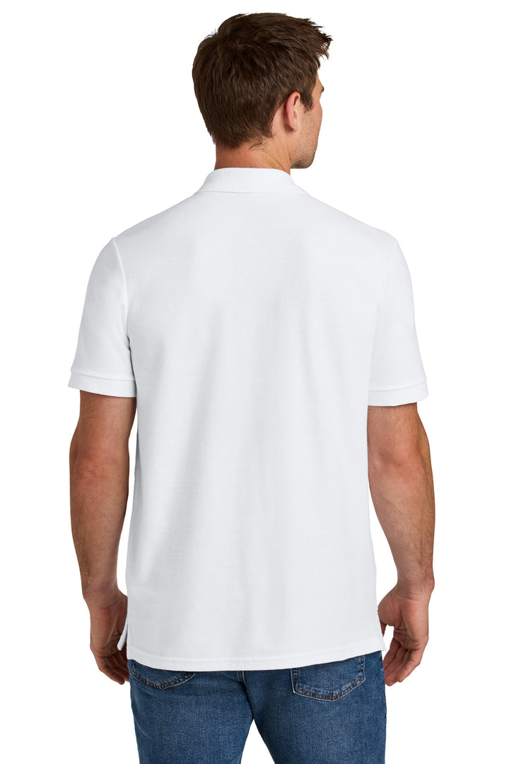 White Gildan Hammer Pique Polo 85800